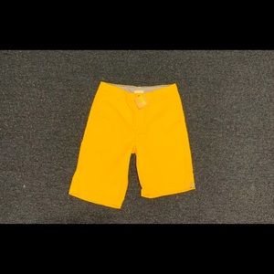 Yellow Size 12 Shorts